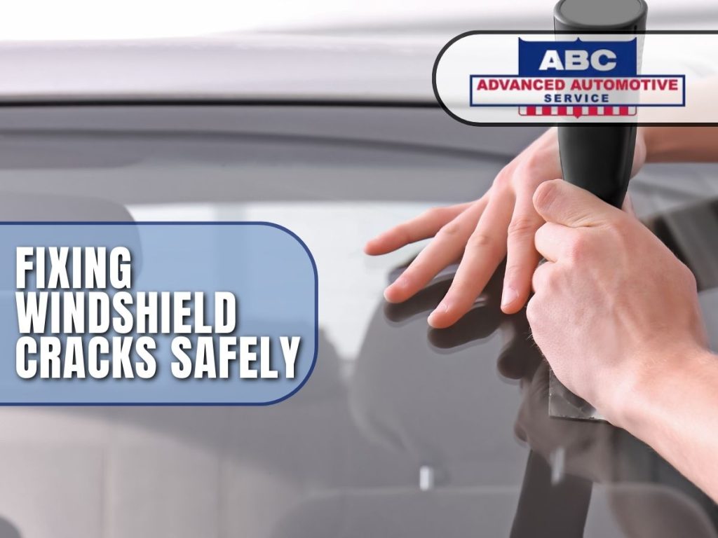 fixing windshield cracks safely