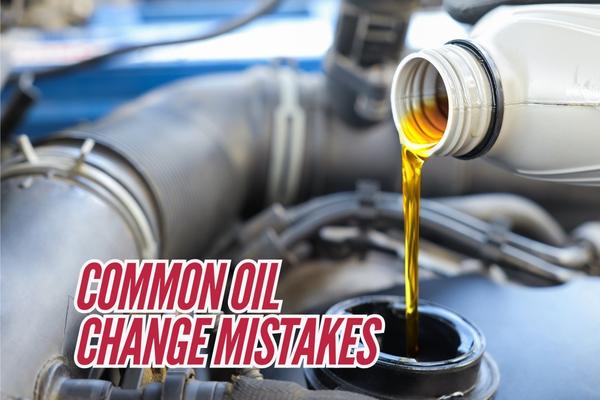 Common Oil Change Mistakes